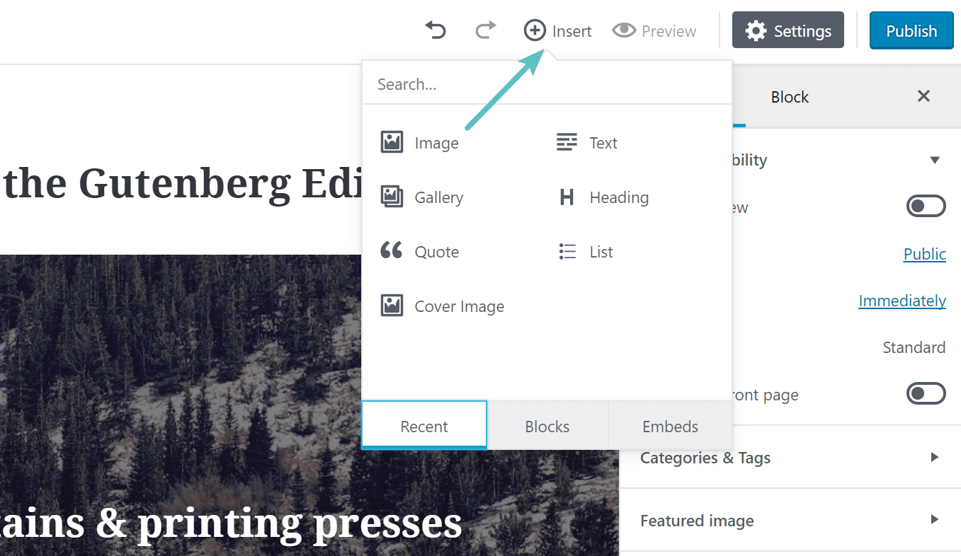 Giới thiệu toàn tập về Gutenberg – trình soạn thảo mới của WordPress